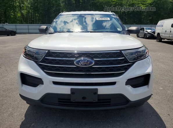 1FMSK8DH6MGB85617 2021 FORD EXPLORER White Vista frontal