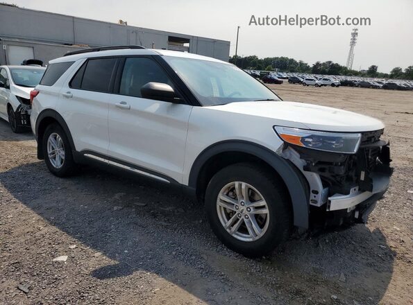 1FMSK8DH6RGA18245 2024 FORD EXPLORER White Передня права чверть
