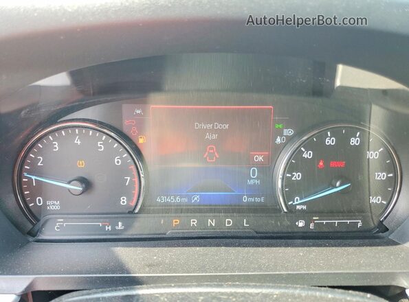 1FMSK8DH6RGA18245 2024 FORD EXPLORER White Вид щитка приладів