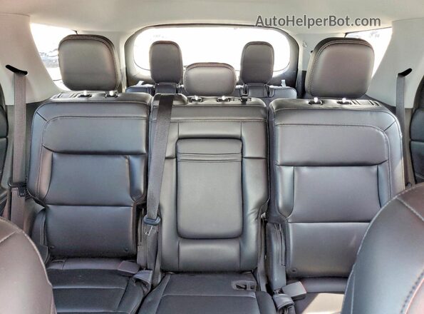 1FMSK8DH6RGA18245 2024 FORD EXPLORER White Вид задніх сидінь