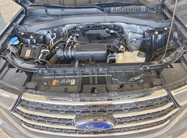 1FMSK8DH7LGA56154 2020 FORD EXPLORER Gray ძრავის განყოფილების ხედი