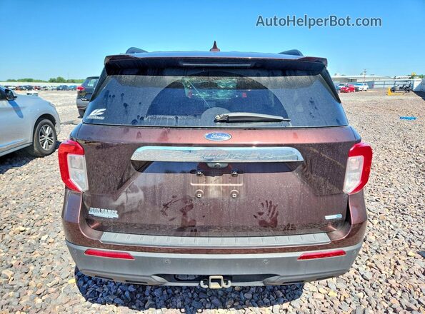 1FMSK8DH7LGC08532 2020 FORD EXPLORER Maroon Vista trasera