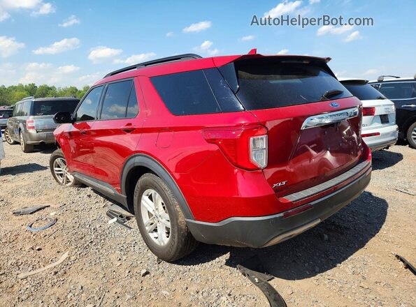 1FMSK8DH7LGC19983 2020 FORD EXPLORER Red Задня ліва чверть