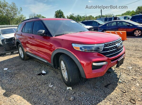 1FMSK8DH7LGC19983 2020 FORD EXPLORER Red Передня права чверть