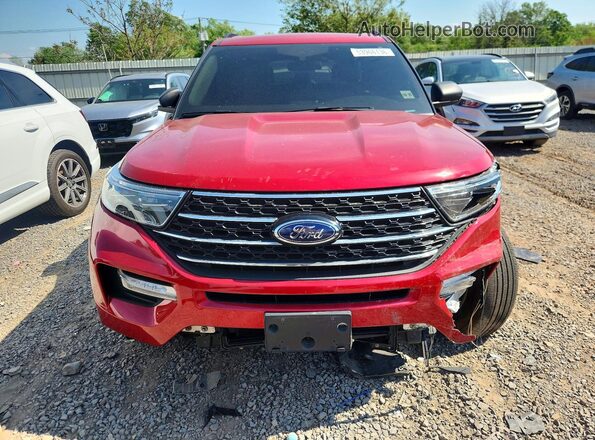 1FMSK8DH7LGC19983 2020 FORD EXPLORER Red Вид спереду