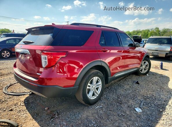 1FMSK8DH7LGC19983 2020 FORD EXPLORER Red Задня права чверть