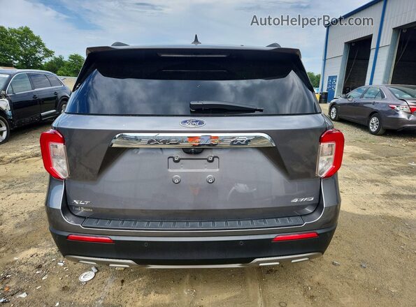 1FMSK8DH7MGA23155 2021 FORD EXPLORER Gray Vista trasera