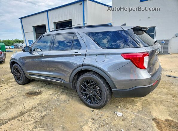 1FMSK8DH7MGA23155 2021 FORD EXPLORER Gray Trasero izquierdo