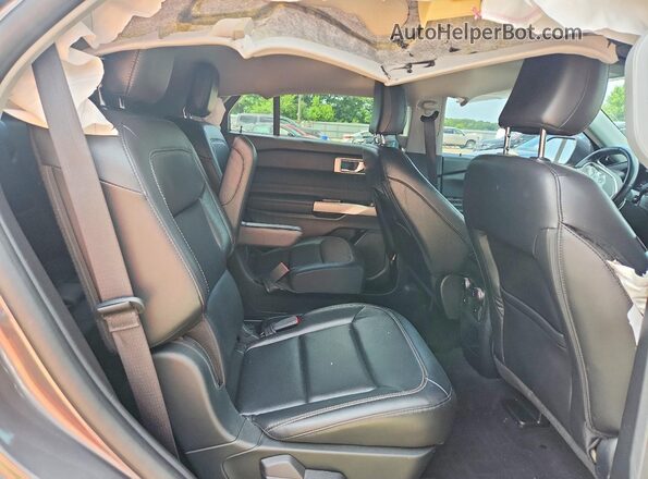 1FMSK8DH7MGA23155 2021 FORD EXPLORER Gray Vista interior trasera