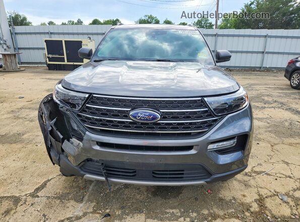 1FMSK8DH7MGA23155 2021 FORD EXPLORER Gray Vista frontal