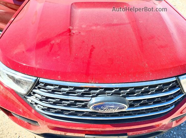 1FMSK8DH7NGA33539 2022 FORD EXPLORER Красный Вид задней части салона