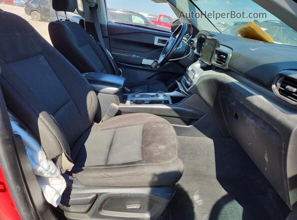 1FMSK8DH7NGA33539 2022 FORD EXPLORER Красный Вид салона спереди