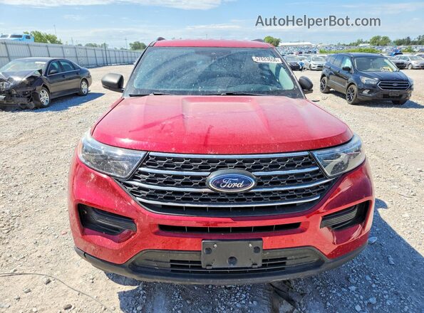 1FMSK8DH7NGA33539 2022 FORD EXPLORER Красный Вид спереди