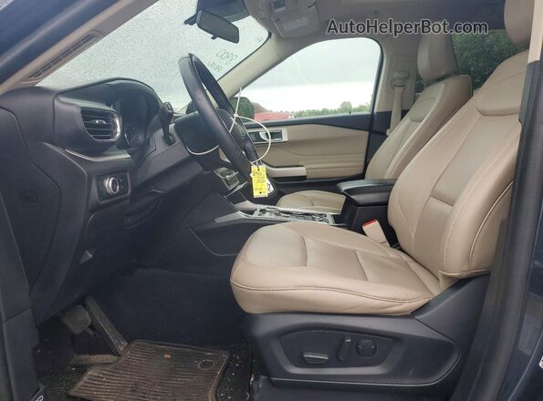 1FMSK8DH7PGA52949 2023 FORD EXPLORER Синий Вид салона спереди