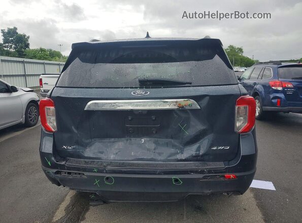 1FMSK8DH7PGA52949 2023 FORD EXPLORER Синий Вид сзади