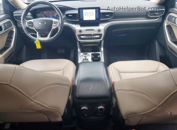 1FMSK8DH7PGA52949 2023 FORD EXPLORER Синий Вид панели приборов