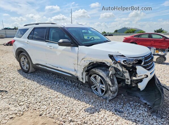 1FMSK8DH7PGB62867 2023 FORD EXPLORER Белый Передняя правая четверть