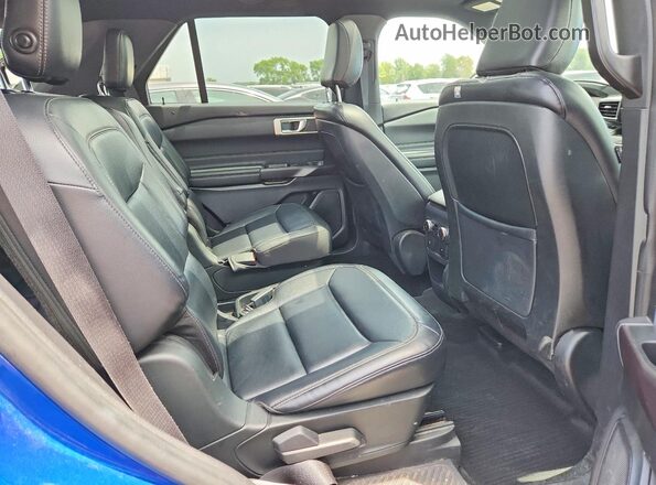 1FMSK8DH8LGA12387 2020 FORD EXPLORER Blue Vista interior trasera