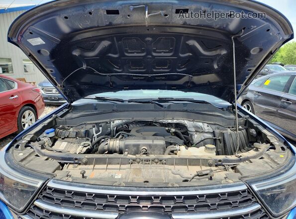 1FMSK8DH8LGA12387 2020 FORD EXPLORER Blue Vista del compartimento del motor