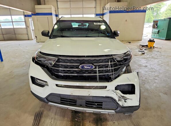 1FMSK8DH8LGB80692 2020 FORD EXPLORER White Front view