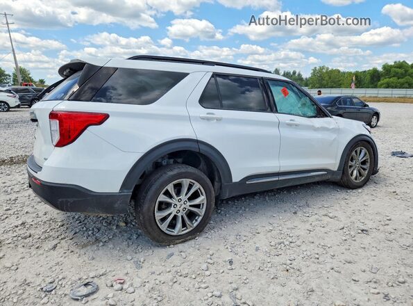 1FMSK8DH8LGC27333 2020 FORD EXPLORER White Trasero derecho