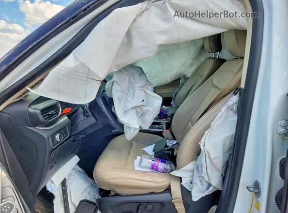 1FMSK8DH8LGC27333 2020 FORD EXPLORER White Vista interior delantera