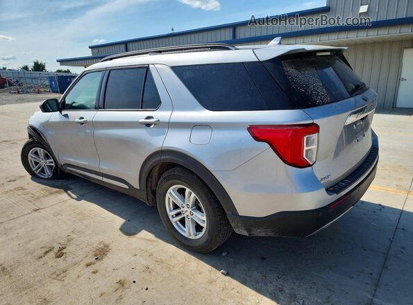 1FMSK8DH8LGC87709 2020 FORD EXPLORER Silver Trasero izquierdo