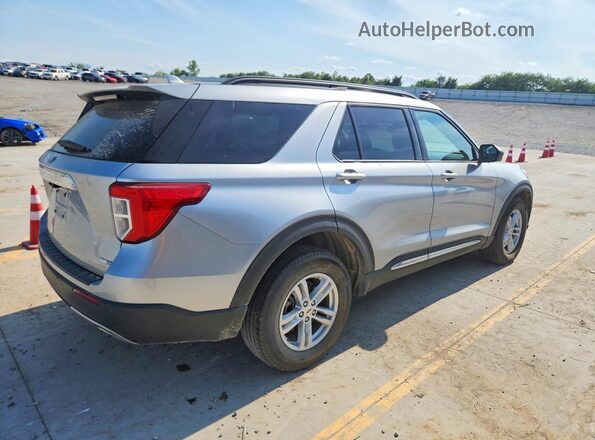 1FMSK8DH8LGC87709 2020 FORD EXPLORER Silver Trasero derecho