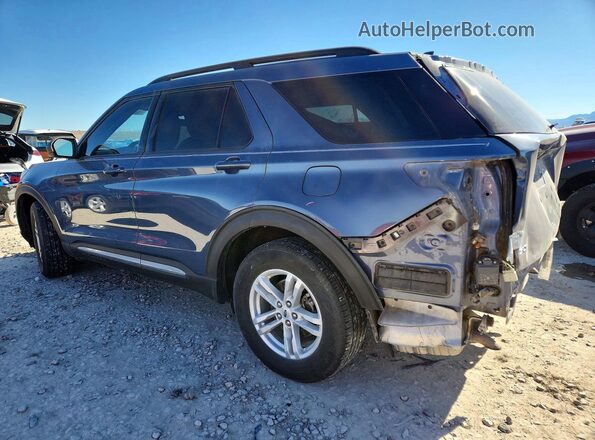 1FMSK8DH8MGB01149 2021 FORD EXPLORER Blue Задня ліва чверть