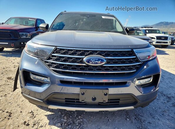 1FMSK8DH8MGB01149 2021 FORD EXPLORER Blue Вид спереду
