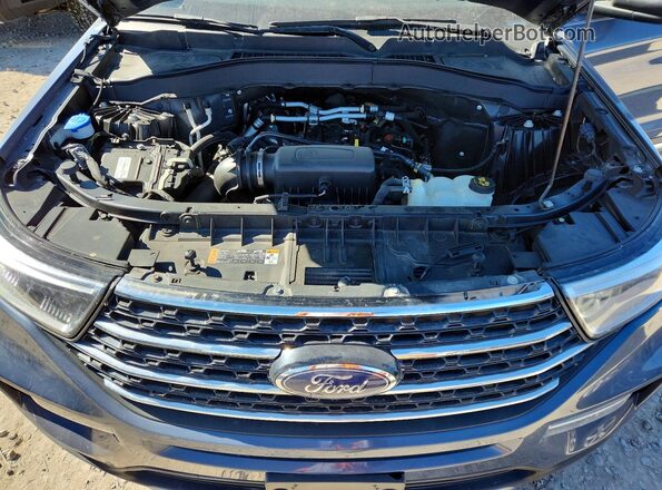 1FMSK8DH8MGB01149 2021 FORD EXPLORER Blue Вид підкапотного простору