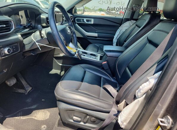1FMSK8DH8NGA23909 2022 FORD EXPLORER Gray Widok wnętrza z przodu