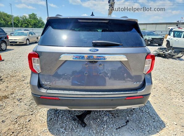 1FMSK8DH8NGA23909 2022 FORD EXPLORER Gray Widok z tyłu