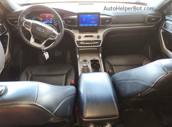 1FMSK8DH8NGA77467 2022 FORD EXPLORER Gray Вид панелі приладів