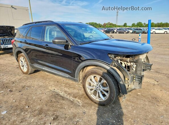 1FMSK8DH8PGA43094 2023 FORD EXPLORER Black Передня права чверть