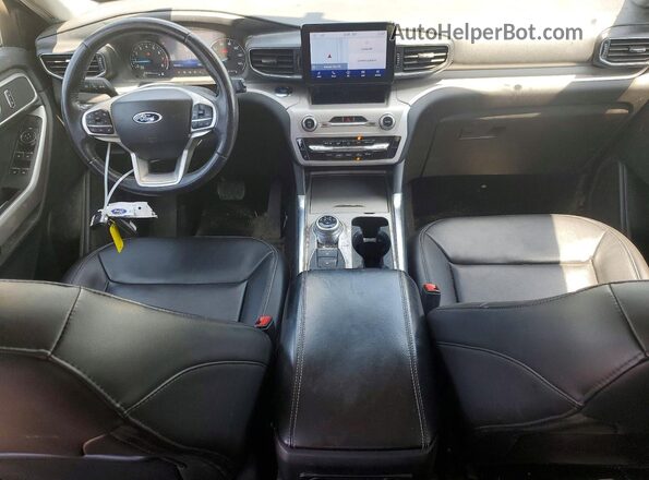 1FMSK8DH8PGA76581 2023 FORD EXPLORER Синий Вид панели приборов