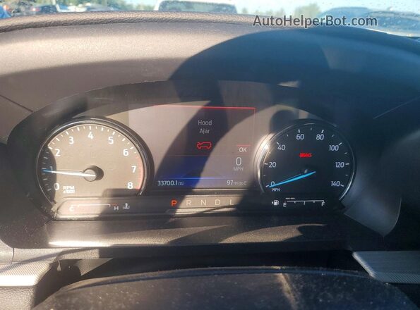 1FMSK8DH8PGB08543 2023 FORD EXPLORER Gray Вид щитка приладів