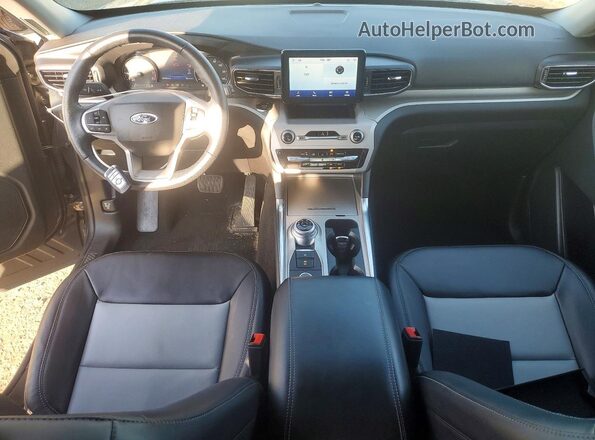 1FMSK8DH8PGB08543 2023 FORD EXPLORER Gray Вид панелі приладів