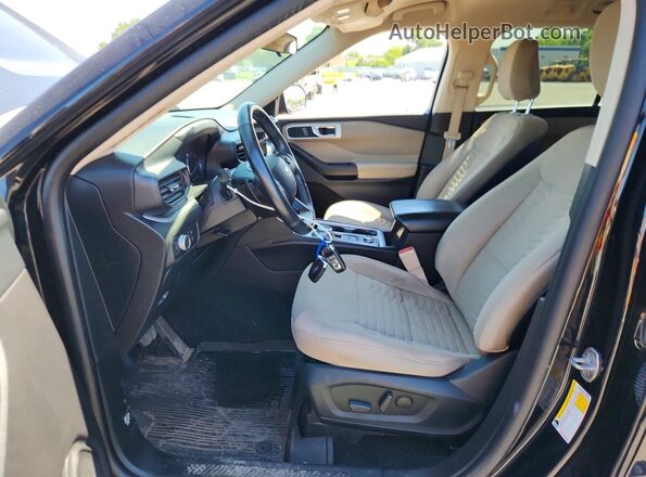 1FMSK8DH9LGA32485 2020 FORD EXPLORER Черный Вид салона спереди