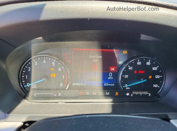 1FMSK8DH9LGA32485 2020 FORD EXPLORER Черный Вид щитка приборов