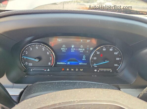 1FMSK8DH9LGB71497 2020 FORD EXPLORER White ხელსაწყოთა პანელის ხედი