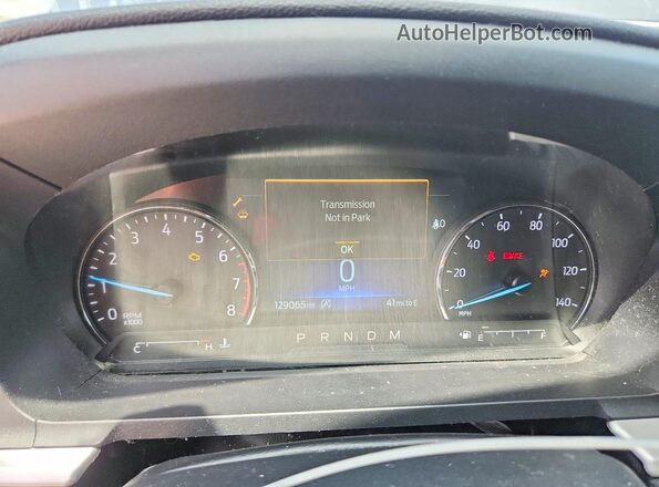 1FMSK8DH9LGC44402 2020 FORD EXPLORER Gray Widok zestawu wskaźników