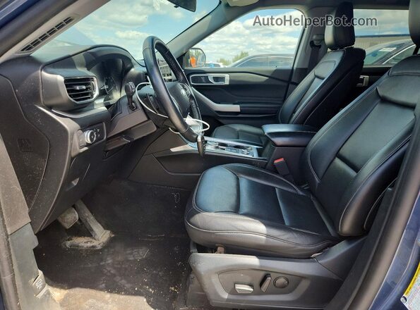 1FMSK8DH9LGC44402 2020 FORD EXPLORER Gray Widok wnętrza z przodu