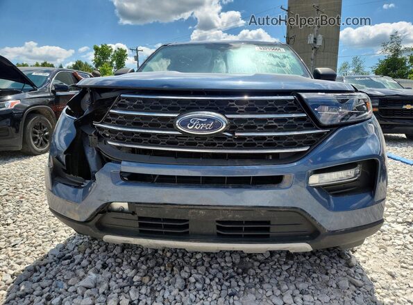 1FMSK8DH9LGC44402 2020 FORD EXPLORER Gray Widok z przodu