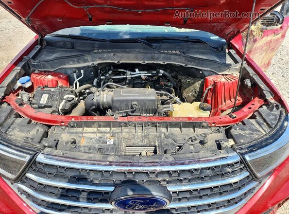 1FMSK8DH9LGC78176 2020 FORD EXPLORER Темно-бордовый Вид подкапотного пространства