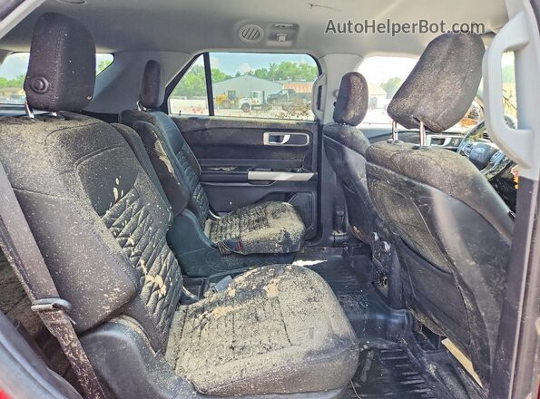1FMSK8DH9LGC78176 2020 FORD EXPLORER Темно-бордовый Вид задней части салона