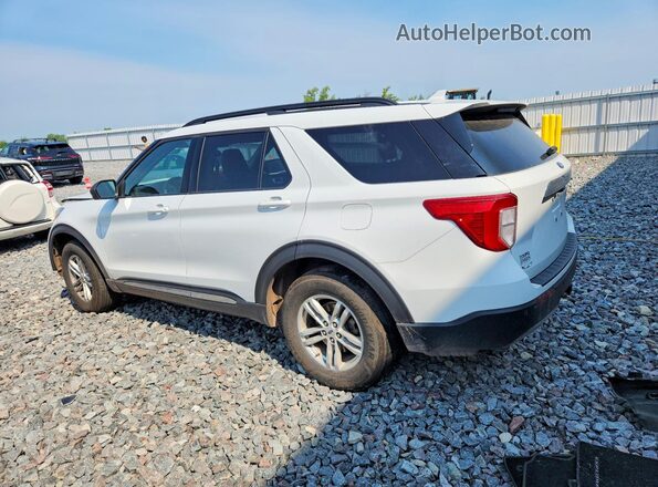 1FMSK8DH9LGC90957 2020 FORD EXPLORER White Trasero izquierdo