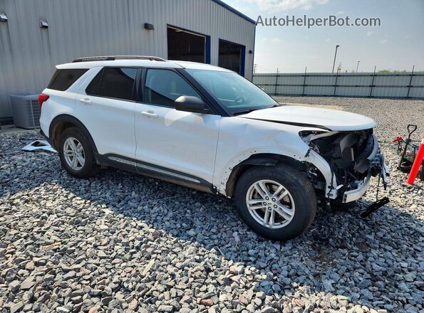 1FMSK8DH9LGC90957 2020 FORD EXPLORER White Delantero derecho