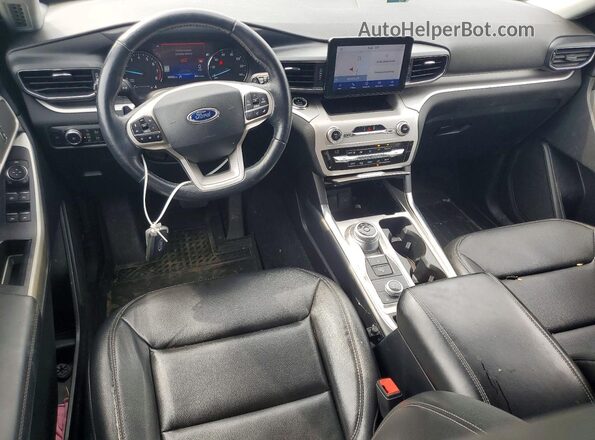 1FMSK8DH9LGD14710 2020 FORD EXPLORER White წინა პანელის ხედი