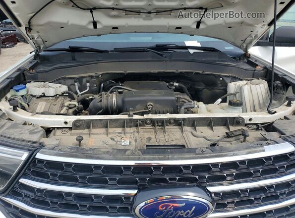 1FMSK8DH9LGD14710 2020 FORD EXPLORER White ძრავის განყოფილების ხედი